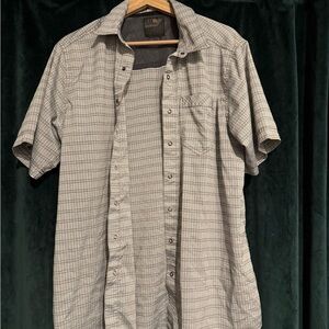 511 Tactical Men's Gray Plaid Shirt